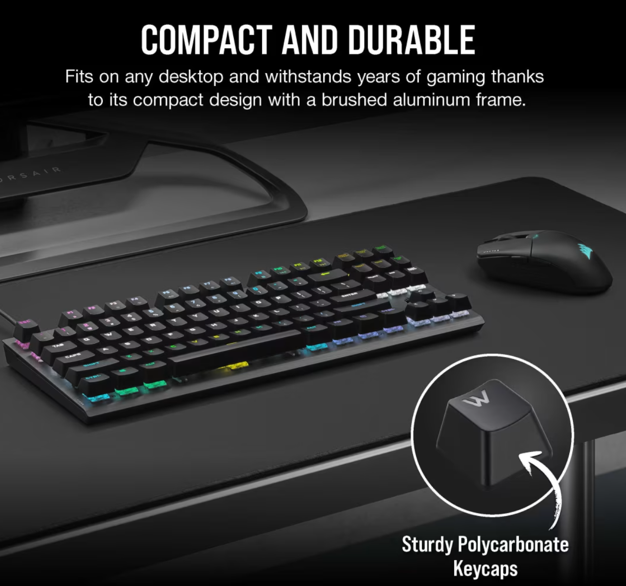 K60 PRO TKL RGB Tenkeyless Optical-Mechanical Gaming Keyboard OPX Switch